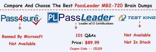 PassLeader MB2-720 Exam Questions[8]